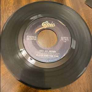 Vintage Hey St Peter Flash and the Pan 7” Vinyl